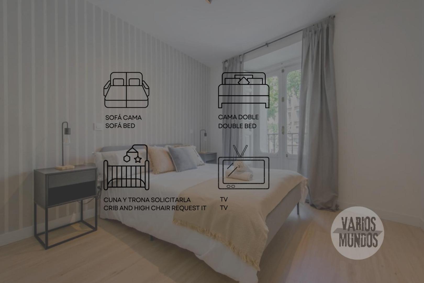 Spacious New Aparment Para 8Pax En La Plaza De Tirso E1 Madrid Exterior foto